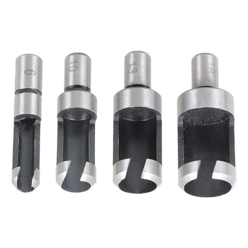(8 Pack) Carbon Steel Wood Plug Hole Cutter Dowel Maker Shank Drill Bit Set in Kuwait