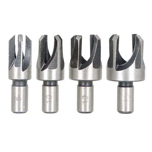 (8 Pack) Carbon Steel Wood Plug Hole Cutter Dowel Maker Shank Drill Bit Set in Kuwait