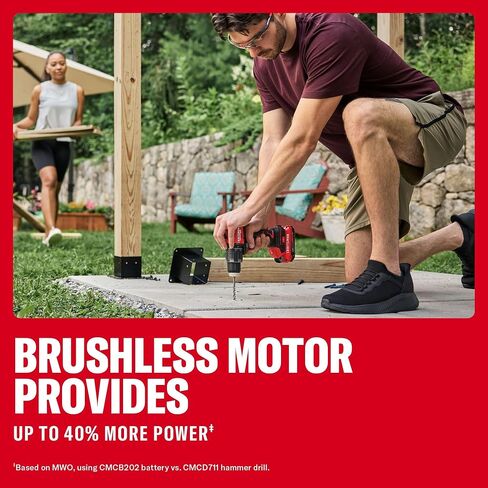 CRAFTSMAN V20* Brushless RP Compact 1/2-in Hammer Drill Kit (CMCD716D1) in Kuwait