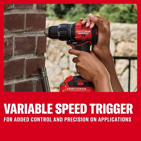 CRAFTSMAN V20* Brushless RP Compact 1/2-in Hammer Drill Kit (CMCD716D1) in Kuwait