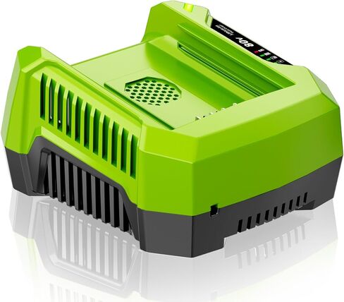 4.0A Replacement Rapid Charger for Greenworks 80V Battery Charger GCH8040 2958602AZ 2964602 GCH8020 2936802, Compatible with Greenworks Pro 80V Battery GBA80200 GBA80250 GBA80400 GBA80500 in Kuwait