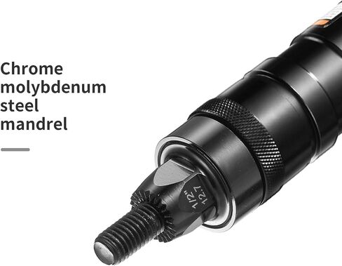 Pneumatic Rivet Nut Gun 3/8 & 1/2 with Self-locking Head, 250rpm Industrial Grade Pull Rivnut Gun tool set,Model:LM06 in Kuwait