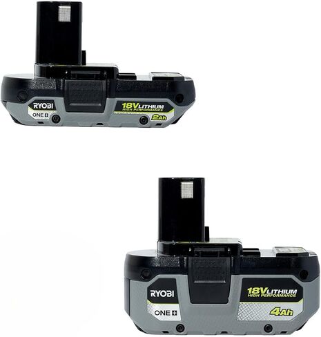 RYOBI ONEAND 18V Lithium-ION Starter High Performance KIT with 2.0 AH Battery, 4.0 AH Battery, and Charger in Kuwait