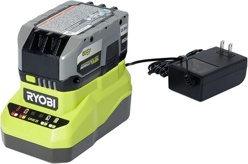 RYOBI ONEAND 18V Lithium-ION Starter High Performance KIT with 2.0 AH Battery, 4.0 AH Battery, and Charger in Kuwait