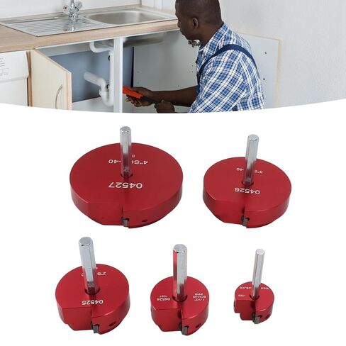Gavigain Pipe Reamer Set, High Speed Steel Pipe Expansion Tool, 5 Reamers, 2 Hex Wrenches, Sturdy Plumbing Repair Kit for Home and Professional Use (Type 1) in Kuwait