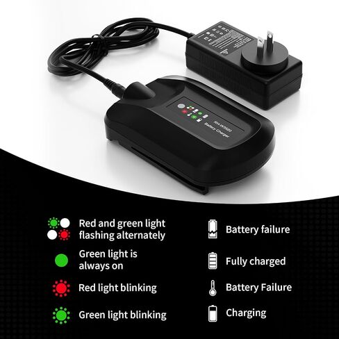 Upgraded 8.0Ah 2Pack Battery & Charger for Worx 20V Power Share Max Lithium-ion Batteries Replacement Compatible with WA3525 WA3575 WA3578 WA3520 WA3742 WG155s WG251s WG890 in Saudi Arabia