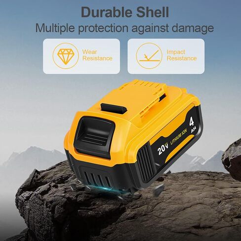 2 عبوات 3.0AH استبدال بطارية ليثيوم 20V مع شاحن لـ Black و Decker 20V MAX LBXR20 ، LB20 ، LBX20 متوافقة مع أدوات طاقة وقت تشغيل طويلة في وقت التشغيل in Kuwait