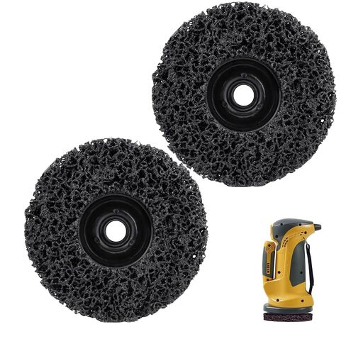 0513041 4-1/2 Inch Paint Eater Replacement Discs (2 Pack) | For Wagner Rotating Palm Sanders, Heavy-Duty Spun-Fiber Discs for Paint/Rust/Varnish Removal, Gentle on Surfaces in Kuwait