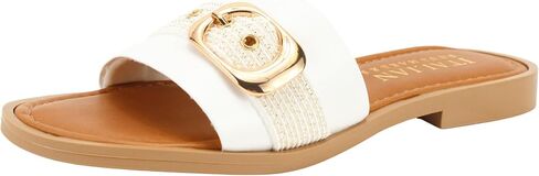 ITALIAN Shoemakers Brienne Women's Slide Sandal, Made in Italy in Kuwait