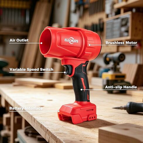 Electric Jet Hair Dryer, Portable Handheld Duster, Lightweight and Portable, Suitable for lawns, patios, and pet Hair Removal. in Kuwait