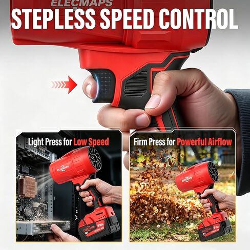 Electric Jet Hair Dryer, Portable Handheld Duster, Lightweight and Portable, Suitable for lawns, patios, and pet Hair Removal. in Kuwait