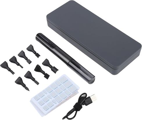 Electric Rotary Sander Kit With 8 Heads And 7 Grits 5400 RPM Reciprocating Polishing Pen For Precision Finishing On 3D Prints And Models in Kuwait