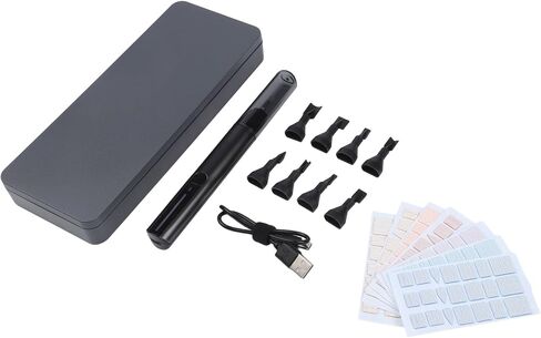 Electric Rotary Sander Kit With 8 Heads And 7 Grits 5400 RPM Reciprocating Polishing Pen For Precision Finishing On 3D Prints And Models in Kuwait