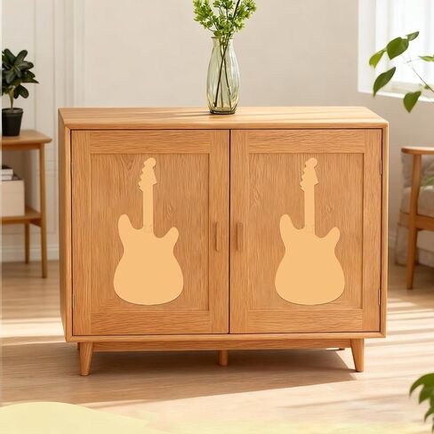 Acrylic Guitar Serving Board Router Template, Woodworking DIY Craft Tracing Guide Tool, Kitchen Router Inlay Template with Film for Creating Unique Inlays in Signs in Kuwait