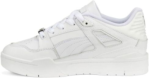 PUMA Womens Slipstream Leather Lace Up Sneakers Shoes Casual - White in Saudi Arabia