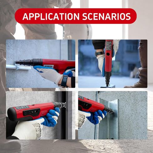 1-1/2" Fastener + .27 Cal Semi-Auto Powder Actuated Tool with power indicator in Kuwait