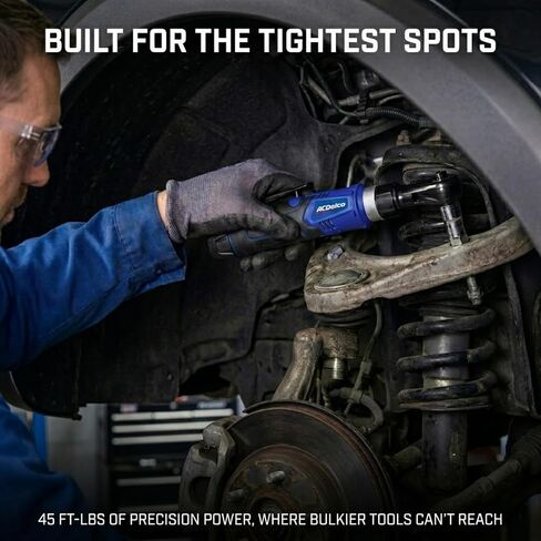 ACDelco G12 Series 12V Cordless Power Tool Combo Kit: 1/4" Hex Brushless Impact Driver (170 Nm) & 3/8" Ratchet Wrench (45 Ft-lbs) with 2.0Ah Li-ion Battery and Intelligent Fast Charger - ARI12185-K1 in Kuwait