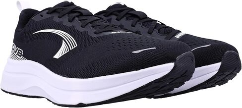 inov-8 Women's Roadfly Max Sneaker, Black/White, 9 in Kuwait