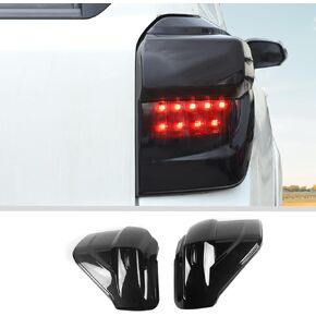 JWWY for 4Runner Tail Light Taillight Protection Cover Trim Compatible with 2014-2023+Toyota 4Runner Accessories,Blackened 2pcs