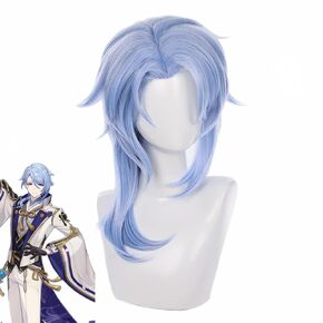 Bennett Costume Cosplay Wig Short Light Brown Wig For Game Genshin Impact Halloween Cosplay Wig With Wig Cap