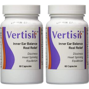 Equitab Vertisil Vertigohelp to Relieve Vertigo Symptoms Including Dizziness and Nausea Control Pack 2