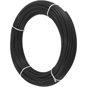 Black 1/4" OD RO Tubing at 70°F-120PSI to 150°F-60PSI 1/4" Flexible water pipes NSF Certified CCK 1/4-inch Plastic Tubing(100 Feet)