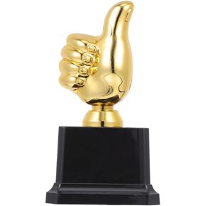 INOOMP Thumbs UP Award Thumb Trophy Finger Trophy Hand Trophy Trophies Gold Award