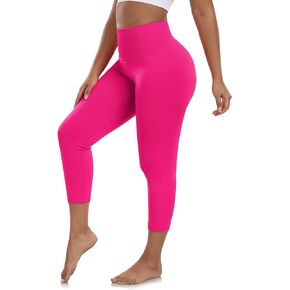 Homma Capri Yoga Pants for Women Scrunch Butt Lifting High Waist Workout Leggings Tummy Control Gym Leggings