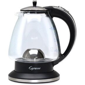 غلاية كابريسو H2O الزجاجية سريعة الغليان (48 أونصة، أسود/كروم مصقول) in Kuwait