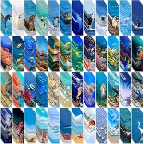 200 Pieces Animal Bulk Bookmarks for Kids - Cool Book Markers for Students - Vivid Cute Colorful Book Mark for Book Lovers to Help Read - Inspirational Paper Bookmarks Bulk for Adults Teenage Kids