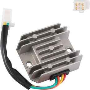 YINNCKE Voltage Regulator Rectifier 4 Wire Fits For GY6 50cc 60cc 80cc 125cc 150cc CG125cc 150cc 200cc 250cc ATV Dirt Bike Go Kart Moped Scooter Taotao