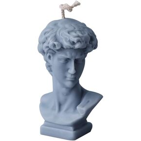 Mini David Figure Candle Molds Scented Wax Mould Decorated Resin Epoxy Gypsum Crafts Silicone Mold for Candle Making