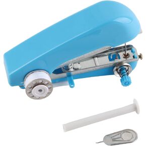 HEEPDD Handheld Sewing Machine, Portable Mini Manual Stitching Machine for Clothes Fabrics DIY Home Travel