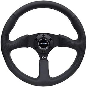 NRG REINFORCED STEERING WHEEL RST-023MB-R + USPL STICKER