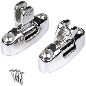 Thorn Boat Bimini Top Deck Swivel Hinge Mount 316 Stainless Steel Pack of 2