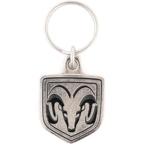 شعار RAM Trucks Shield مخصص، سلسلة مفاتيح معدنية مصبوبة، 2 بوصة × 1 بوصة in Kuwait