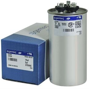 GE Genteq Round Capacitor 70 5 uf MFD 370 Volt 27L633BZ3 27L633