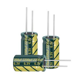 Cermant 10pcs 50V 2200UF Capacitor 16X25mm(0.63x0.98in) High Frequency Low Impedance Aluminum Electrolytic Capacitors for TV, LCD Monitor, Game