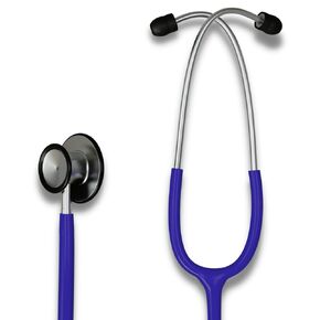 HCS Blue Stethoscope, Classic Lightweight - Dual Head, Medical Grade Stethoscopes for Nurses, Students, Home - 22 inch Tubing