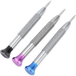 3PCS Professional Screwdriver Set, Micro Oscillating Weight Screwdriver Kit, Stainless Steel Watch Screwdriver Repair Tool for Watch Repair, Eyeglasses Repair