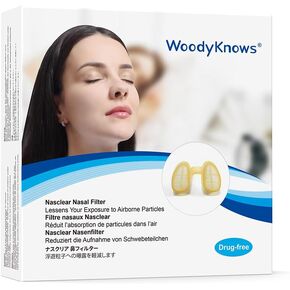 WoodyKnows Nasclear Nasal Filters (Trial S/M/L/XL)