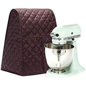 Black Stand Mixer Cover, Kitchen Aid Mixer Covers for Kitchenaid Hamilton Mixers, Dust Cover with Organizer Bag Fits All Tilt Head & Bowl Lift Compatible 5-8 Quart Models