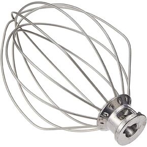 4.8 L BOWL-LIFT 6-WIRE WHIP(K5AWW) Attachment, Compatible with 5 Quart KitchenAid Bowl-Lift Stand Mixer K4SS, K5(A), K5SS, KG25G7X, KG25H0X, KG25H3X, KP50PS, KSM5, KSM50HDP, KSM500(K5AWW/ 5 Quart)