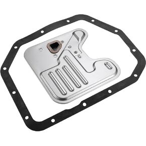 VekAuto Automatic Transmission Filter Kit Compatible for Hyundai Accent 2002-2011, Durable Metal Silver Tone Engine Transmission Filter with Gasket