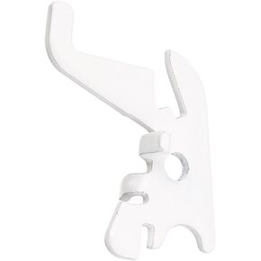 Wall Control Pegboard Standard Slotted Hook Pack - Slotted Metal Pegboard Hooks for Wall Control Pegboard and Slotted Tool Board – White