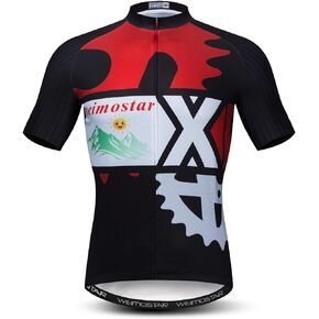 ملابس جيرسي لركوب الدراجات للرجال بأكمام قصيرة قمصان دراجات ثلاثية الأبعاد Pro MTB سريعة الجفاف وجيوب وقابلة للتنفس