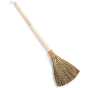 TTS For Home Handmade Whisk Sweeping Broom - Vietnamese Straw Soft Broom for Indoor or Outdoor Sweeping - Broom Decorative 11.81" Width,39" Length