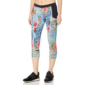 Luli Fama Women's Mesh Panel Capri