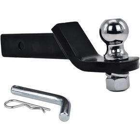 Trailer Hitch Ball Mount with 2-Inch Ball & Hitch Pin/Drop Standard Starter Kit