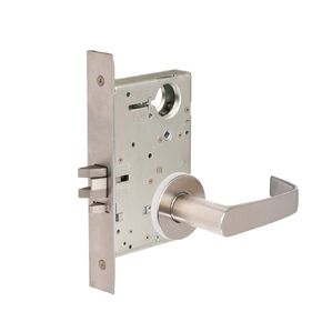 CORBINRUSSWIN ML2055-NSA-630-LC 630 Satin, Lever NSA Newport, Classroom, Steel; Stainless Steel